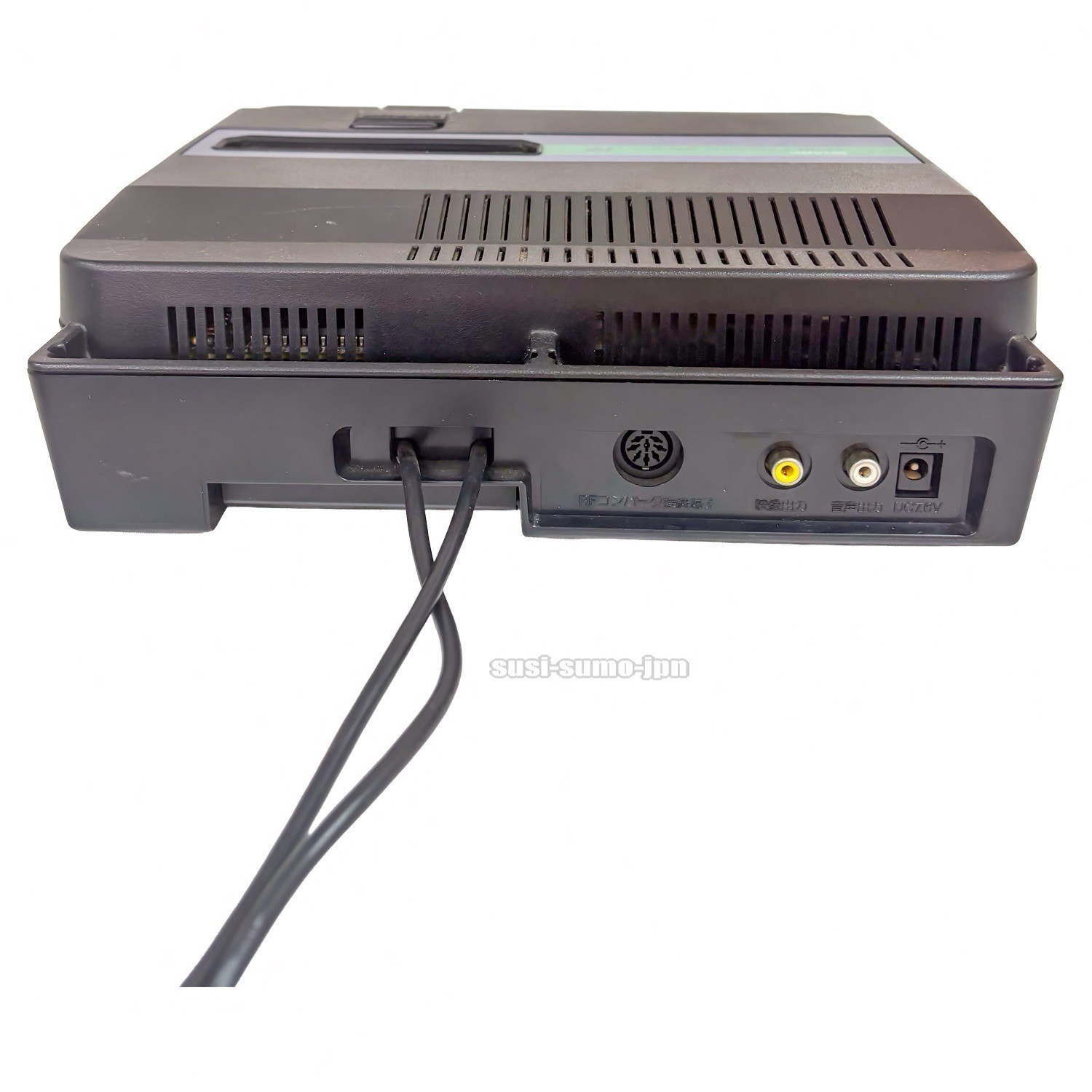Sharp Twin Famicom Console Black AN-505-BK New Belt Replaced Tested Console Only