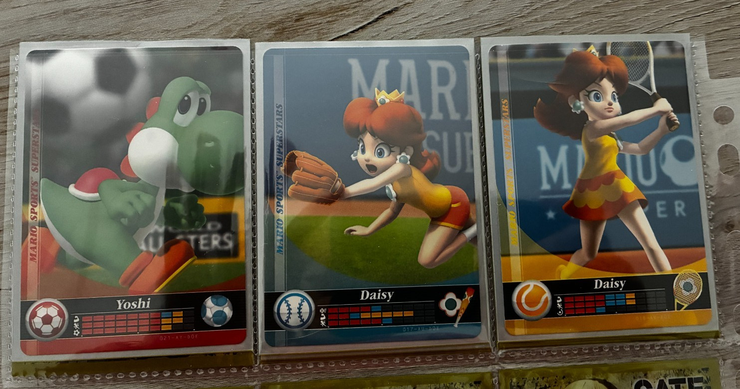 30 Mario Sports Superstars Amiibo Cards USA Version