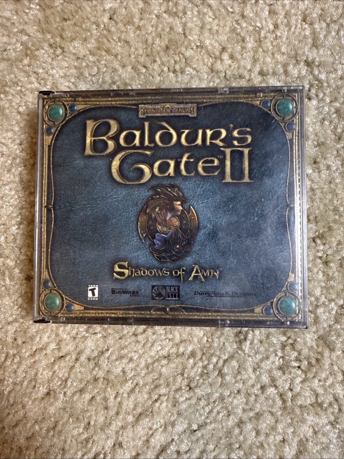 Baldur’s Gate 2 II: Shadows of Amn (PC, 2000) 4 Disc Set Complete Rare