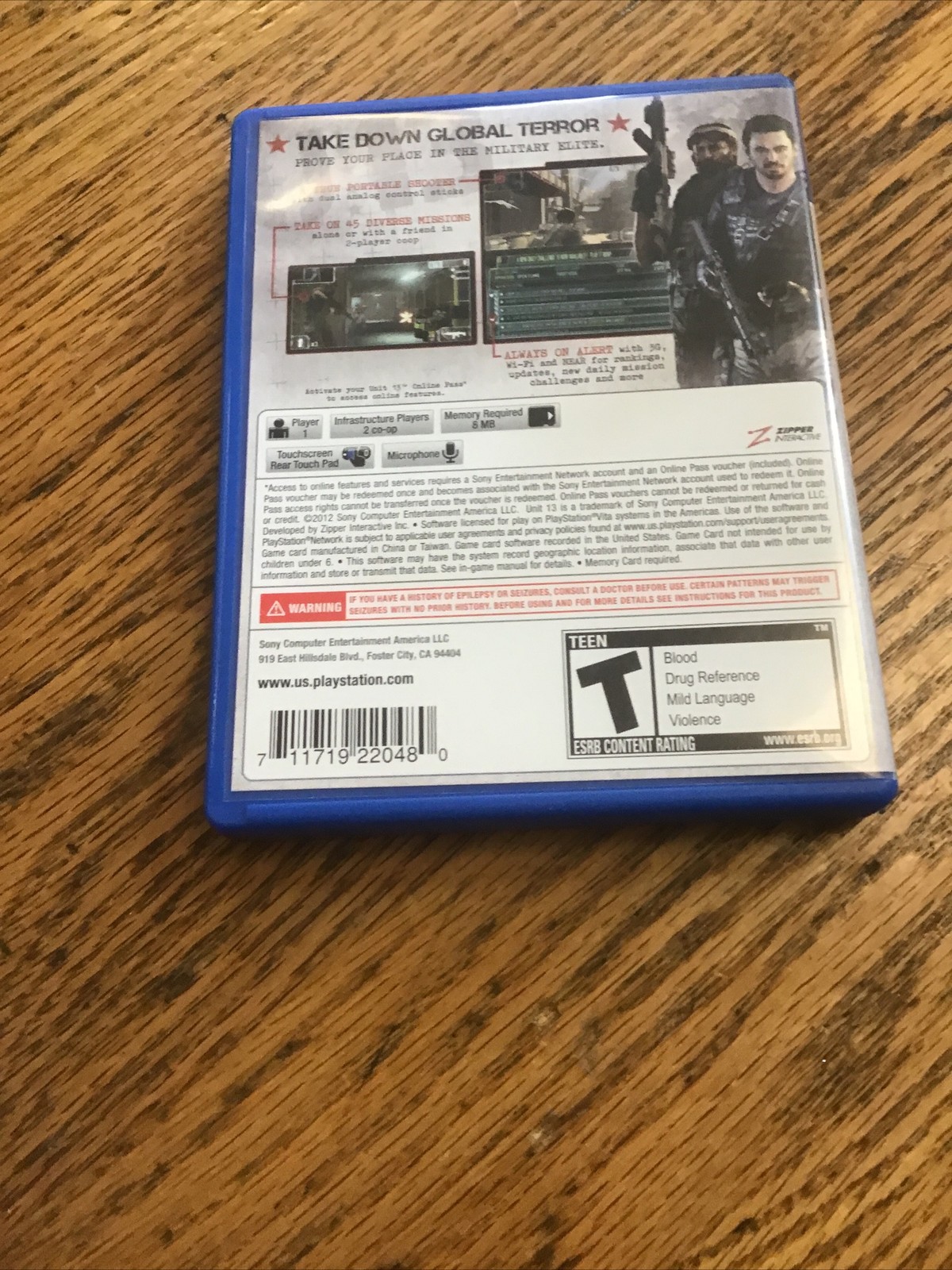 Unit 13 (Sony PlayStation Vita, 2012)