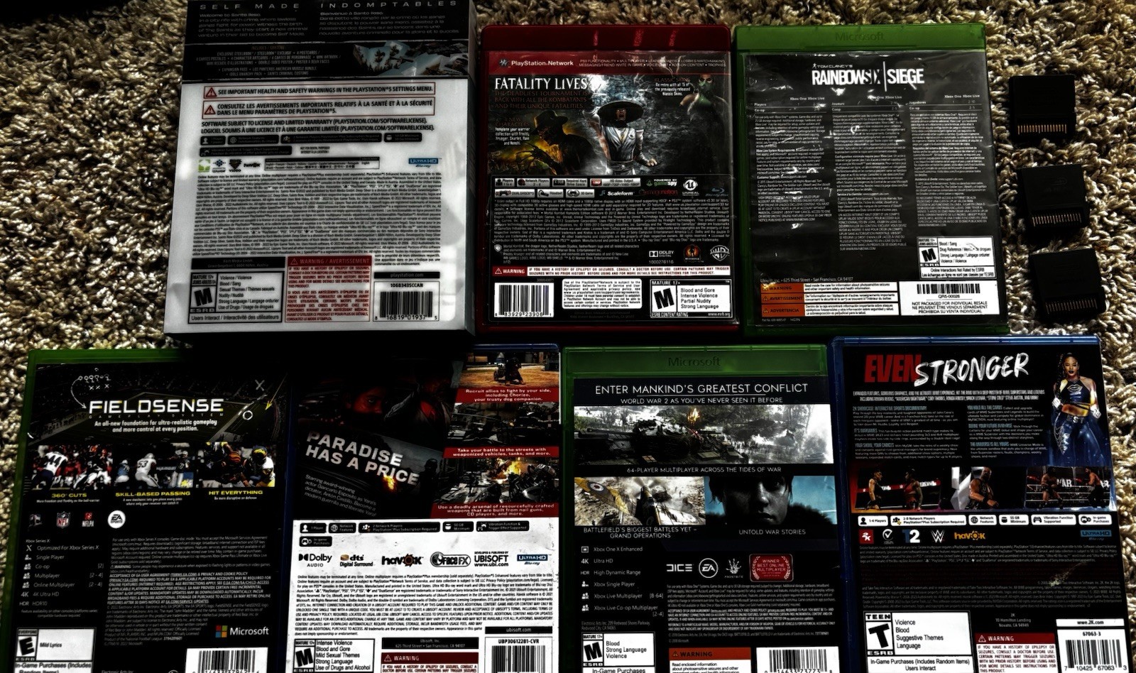 Loot of video games!!