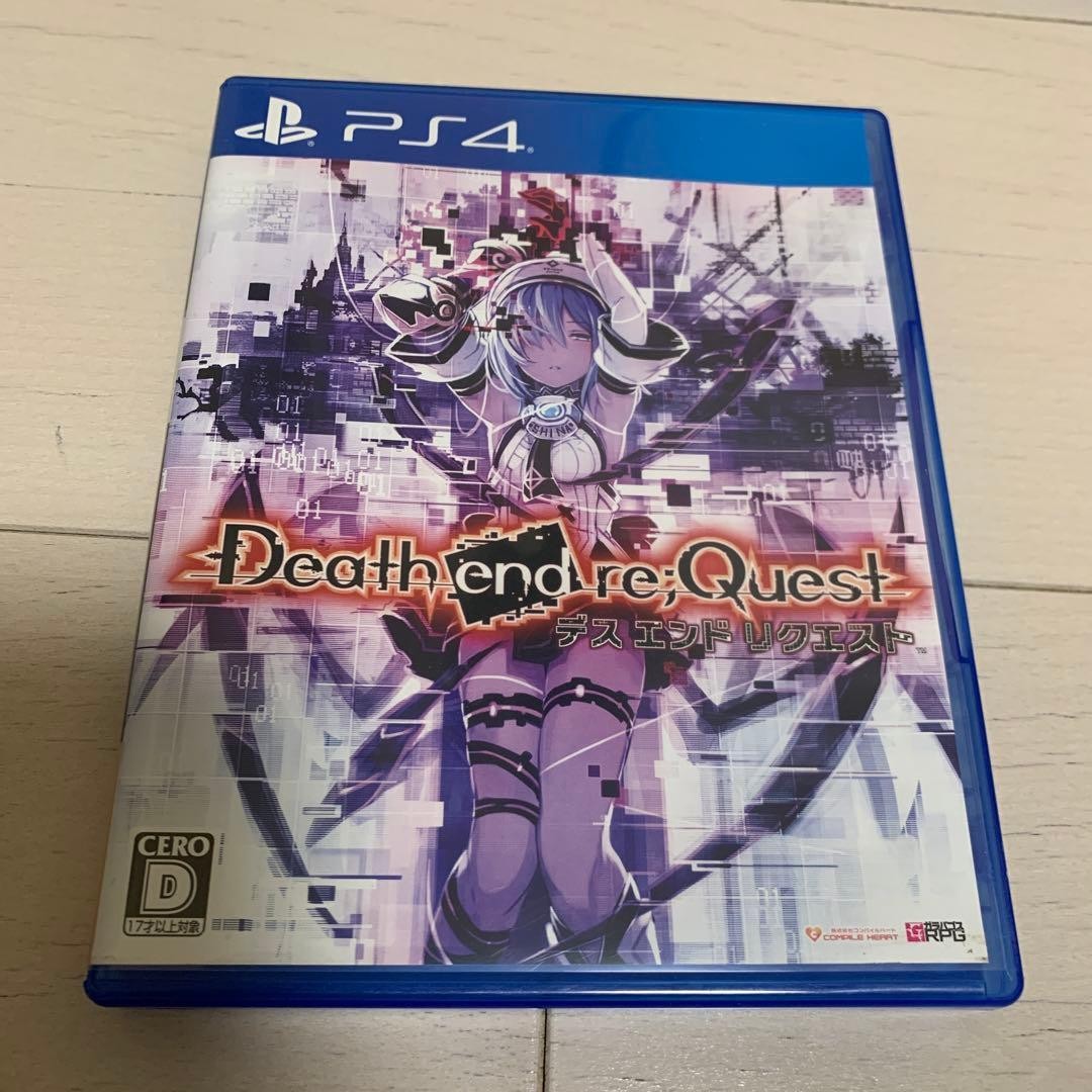PlayStation Death End Re Quest PS4 Game Used pre-owned condition Authentic