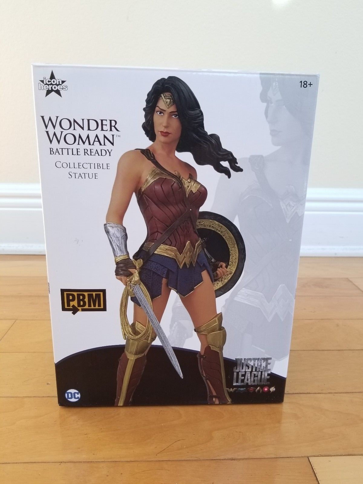 Icon Heroes: Wonder Woman Battle Ready 8″ Statue PBM Exclusive SUPERSALE