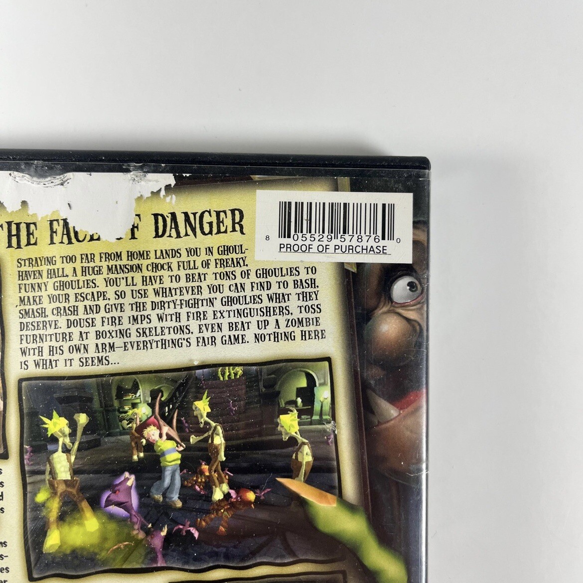 Grabbed by the Ghoulies Microsoft Xbox 2003 Rareware Untested Horror Video Game