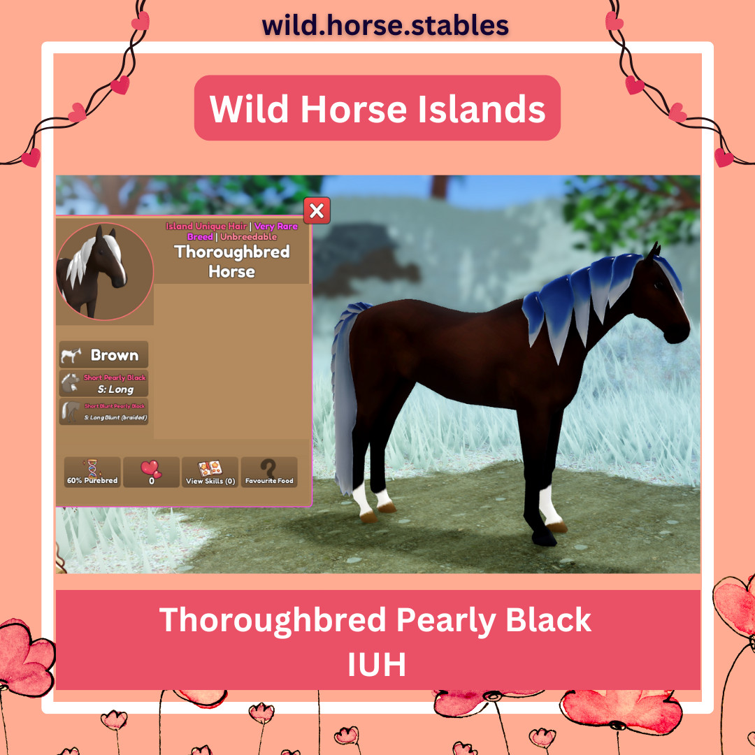 Wild Horse Islands – Thoroughbred Island Unique Hairs/IUH