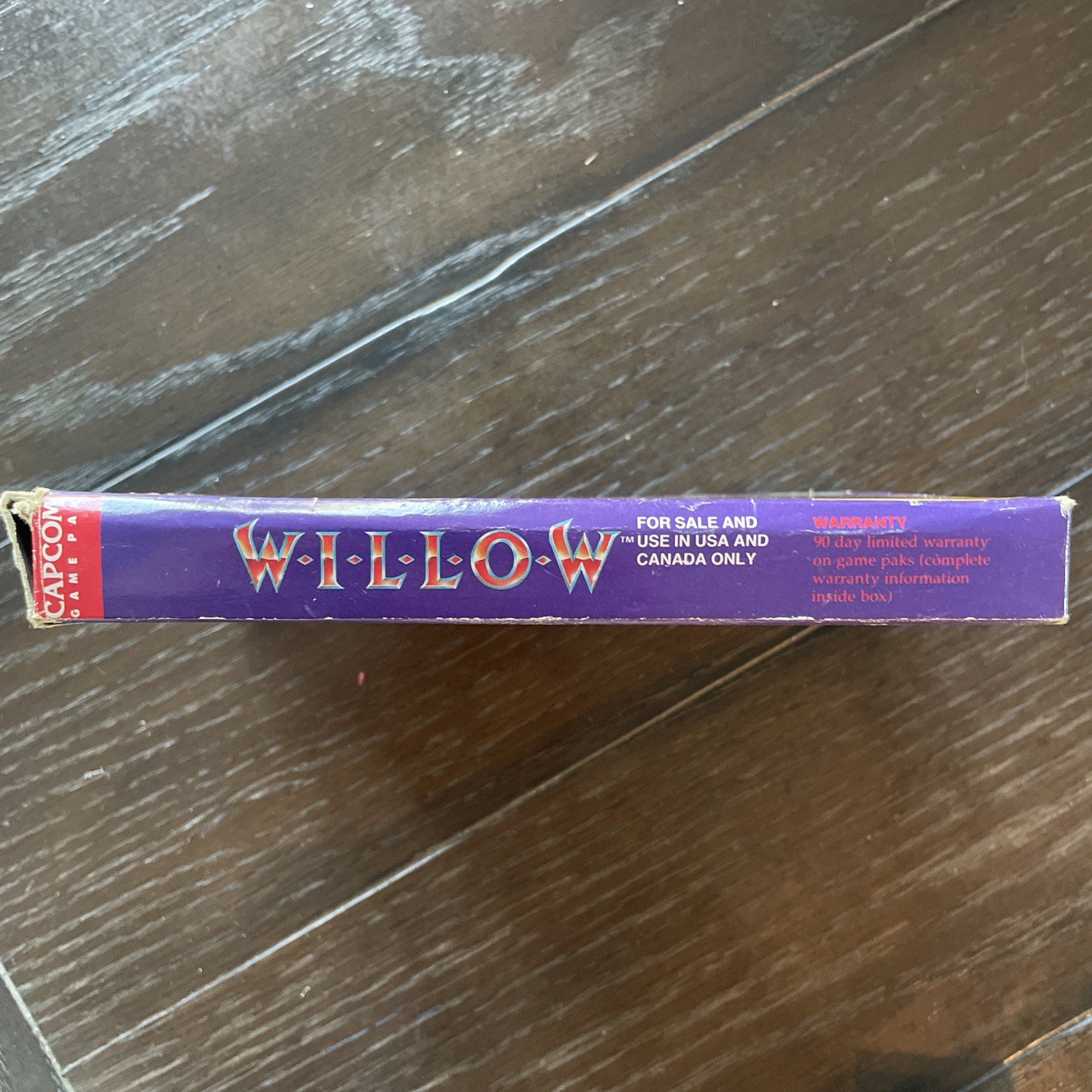Willow for Nintendo NES Complete In Box CIB – Box, Game, Manual, Styrofoam