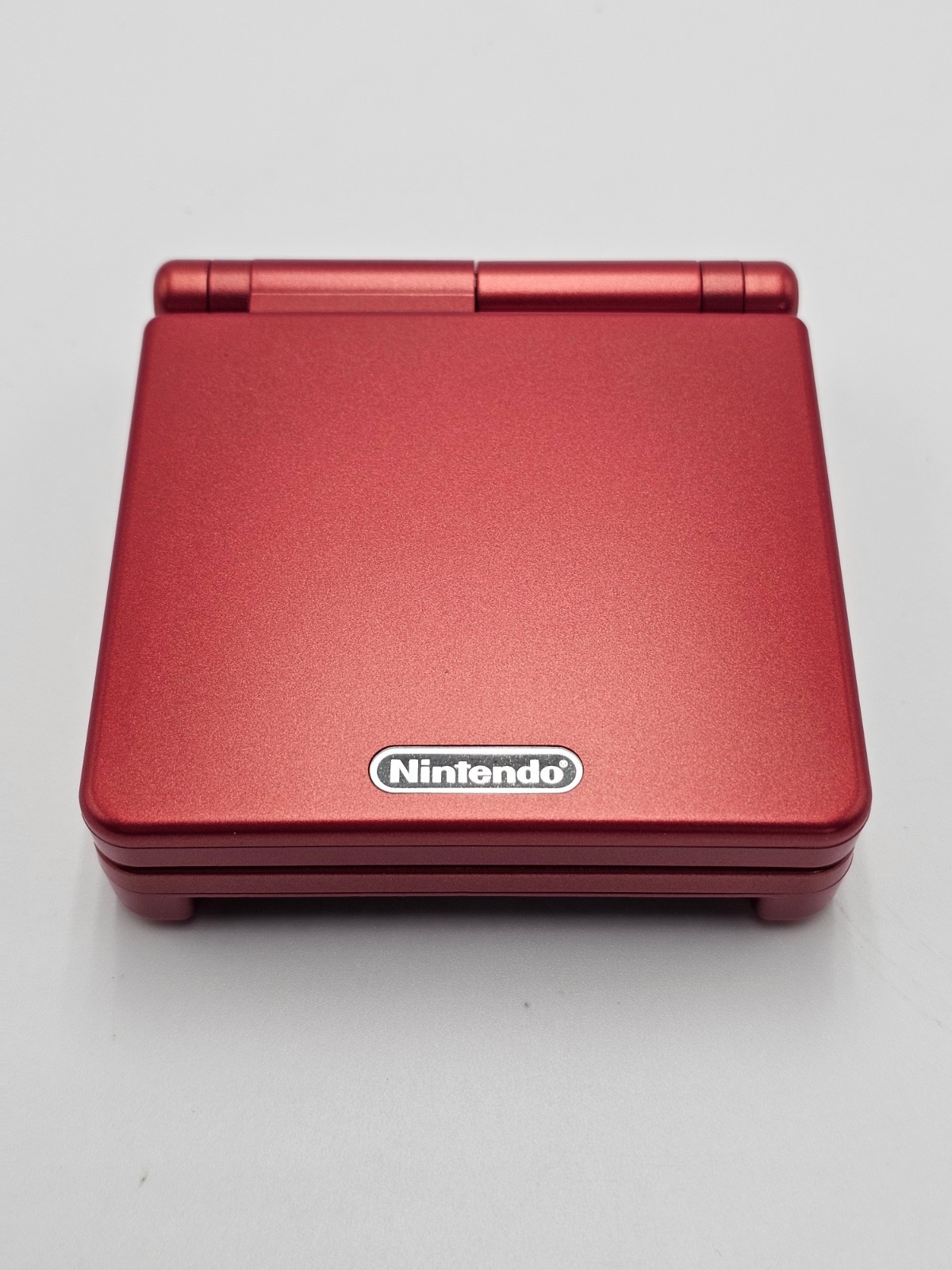 Nintendo Game Boy Advance SP Handheld Game Console Flame Red AGS-001