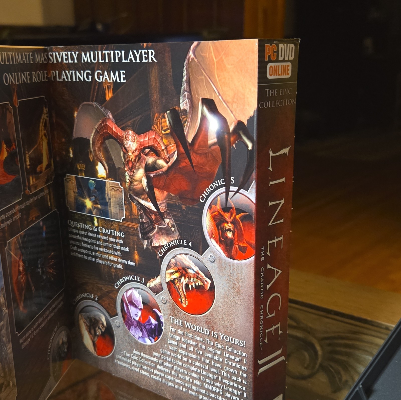 NCsoft Lineage II: The Epic Collection PC DVD-ROM T Teen MMORPG 2006 Online