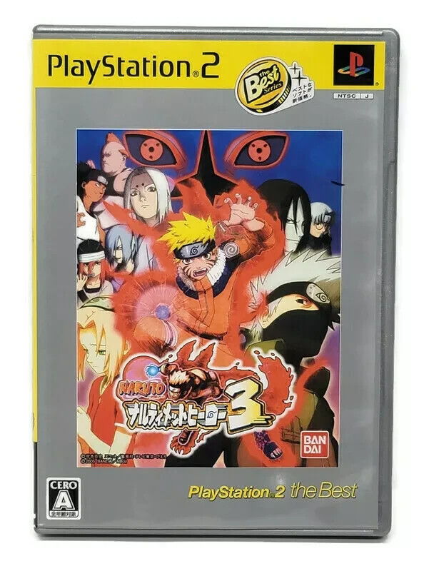 Naruto: Narutimett Hero 3 (Sony PlayStation 2, 2007, Japan Import) Complete