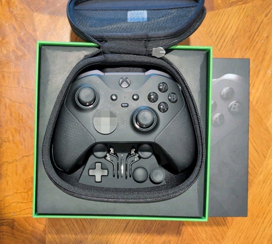 *ISSUES* Microsoft Xbox Elite Series 2 Controller Wireless Joystick Paddles Box