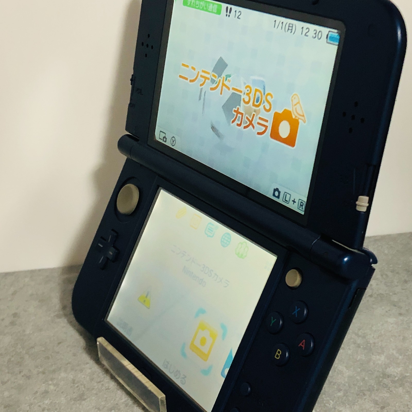 [Top IPS / EX+1] New Nintendo 3DS LL XL Metallic Blue console Japan NTSC-J 06-85