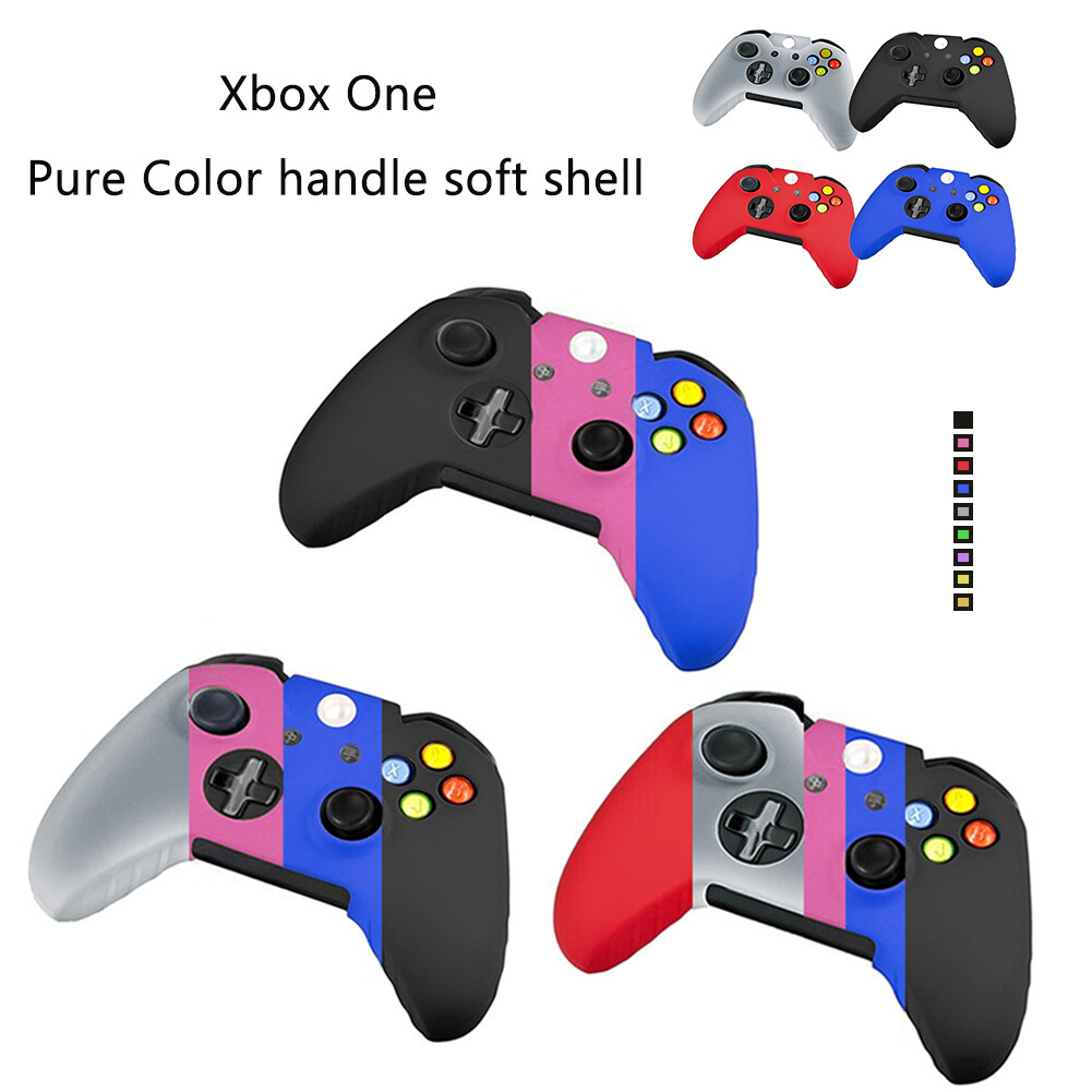Silicone Rubber Skin Case Gel Protective Cover for Xbox One Wireless Controller