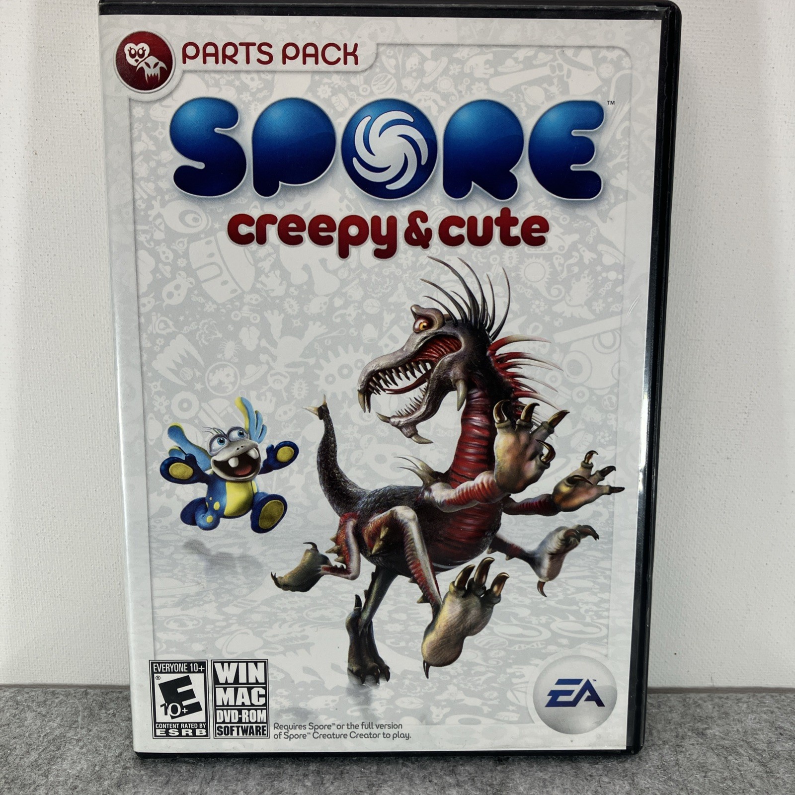 Spore: Creepy & Cute Parts Pack (Windows/Mac, 2008) Complete Mint Disc