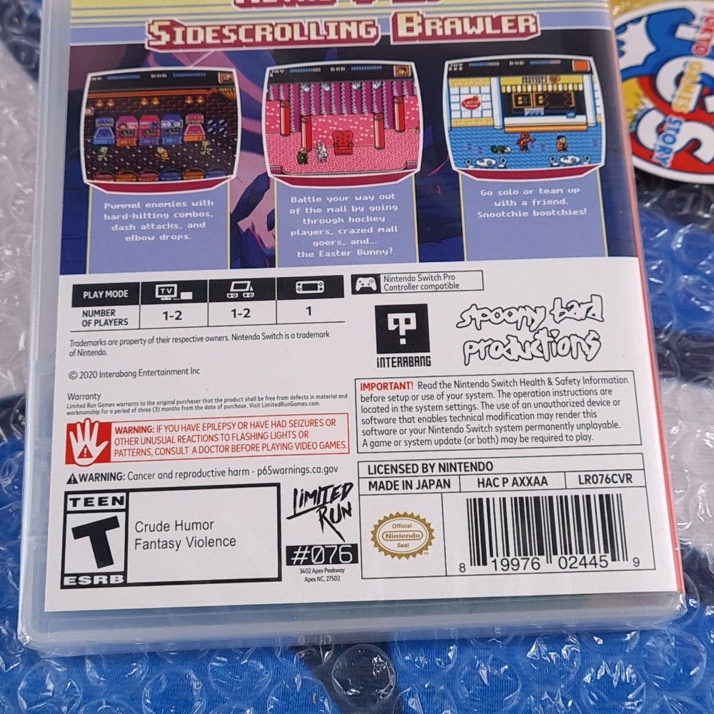 Jay and Silent Bob: Mall Brawl Switch Limited Run Games LGR076 New (Action)