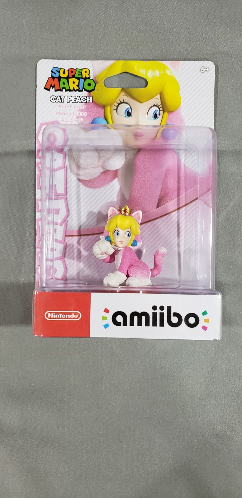 Cat Peach amiibo Nintendo Switch Super Mario Series – Bowser’s fury – ship asap