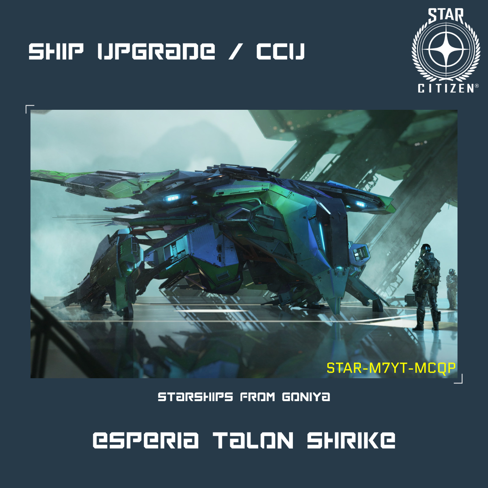 STAR CITIZEN – ESPERIA TALON SHRIKE UPGRADE – (CCU)