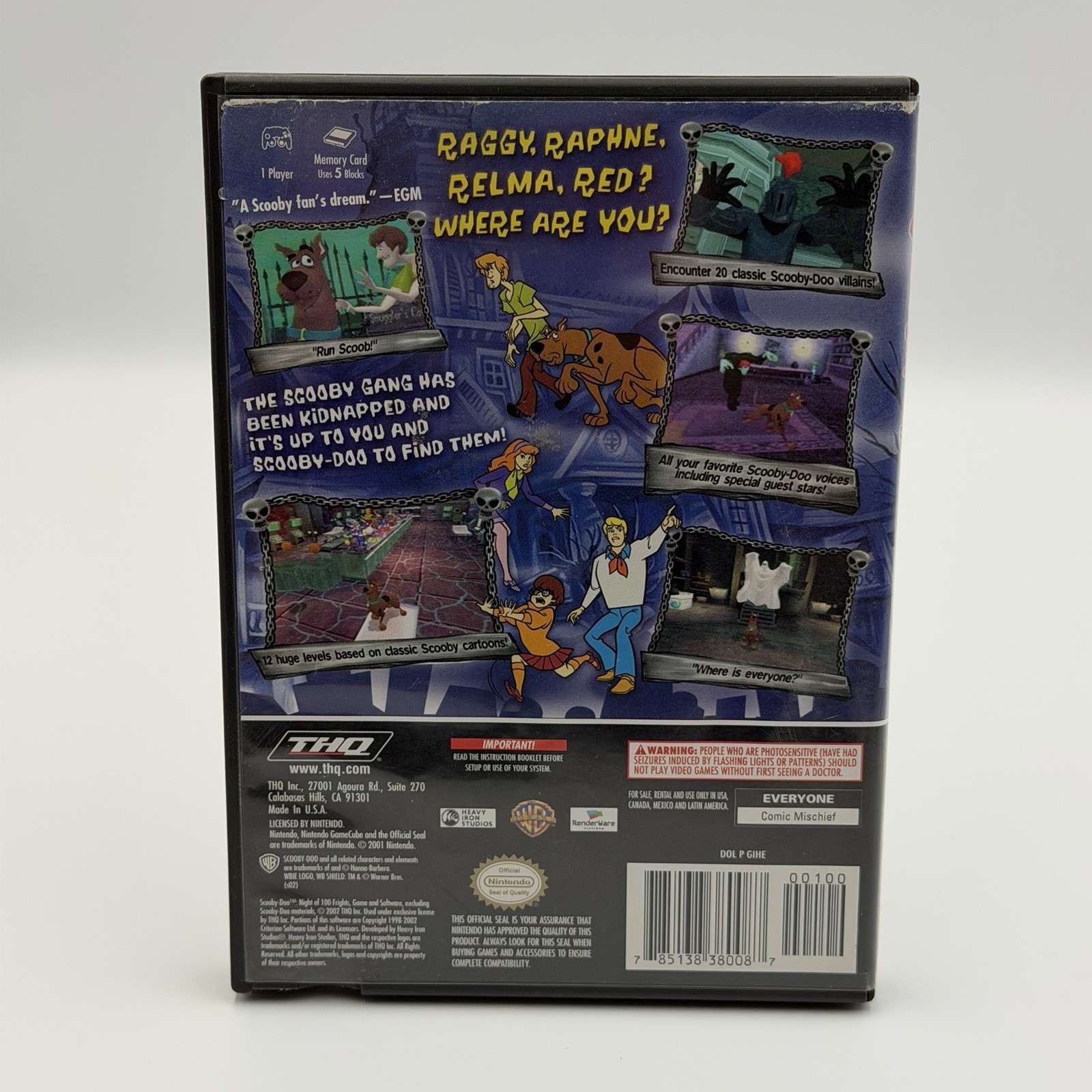 Scooby-Doo Mystery Mayhem & Night of 100 Frights Bundle (Nintendo GameCube)