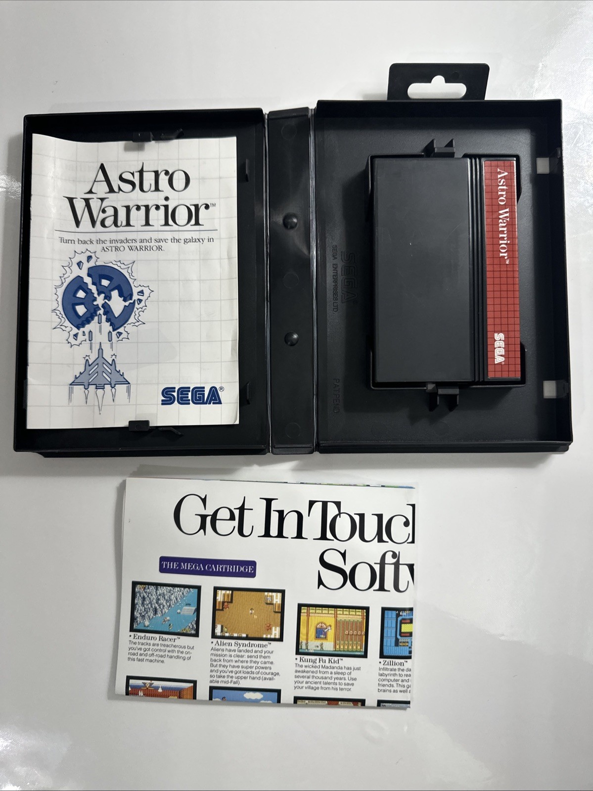 Astro Warrior (Sega Master System) Complete CIB – Tested