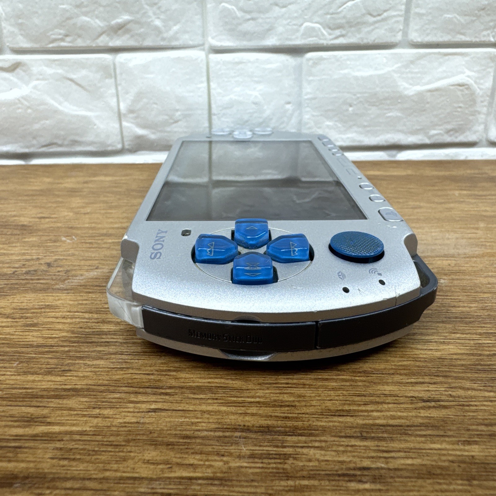 Sony PSP-3000 Portable Mystic Silver Handheld System Parts/Repair Untested