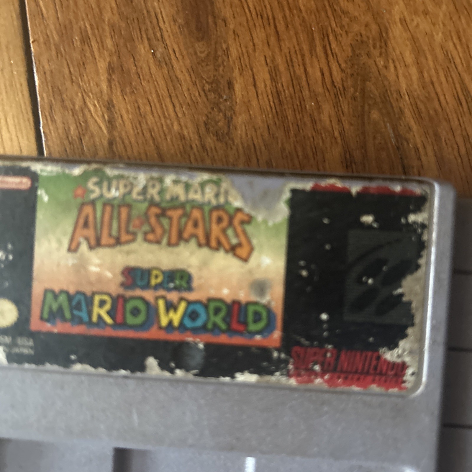 Super Mario All-Stars + Super Mario World SNES Authentic Cartridge Only
