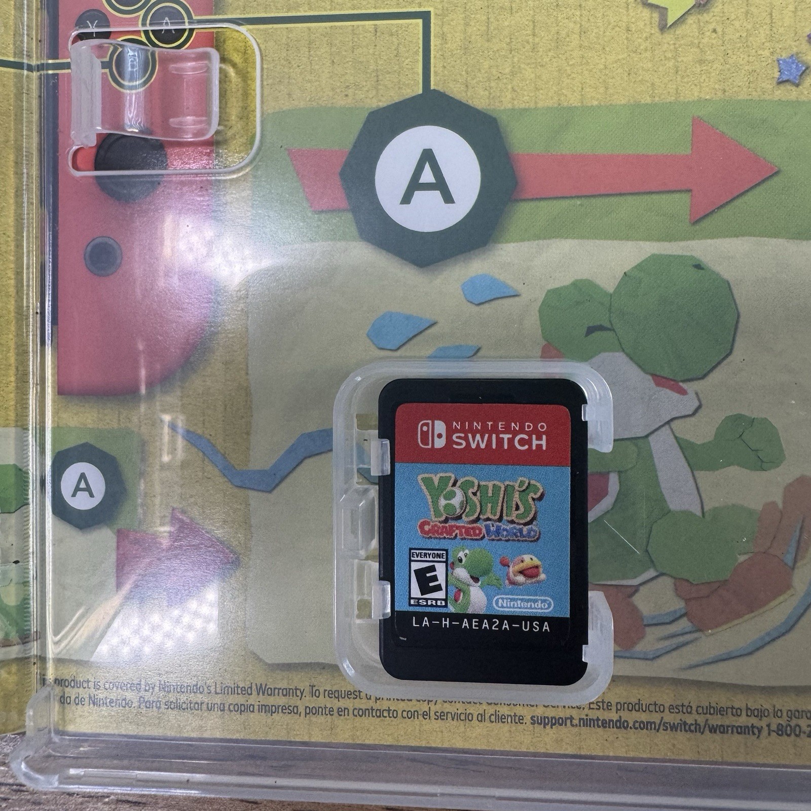 Yoshi’s Crafted World – Nintendo Switch – Cartridge And Case- Tested Works