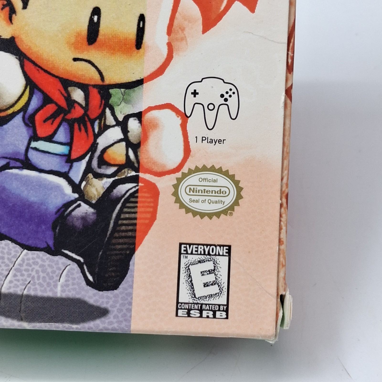 Nintendo 64 Harvest Moon 64 N64 Authentic Empty Box And Manual Only No Cartridge