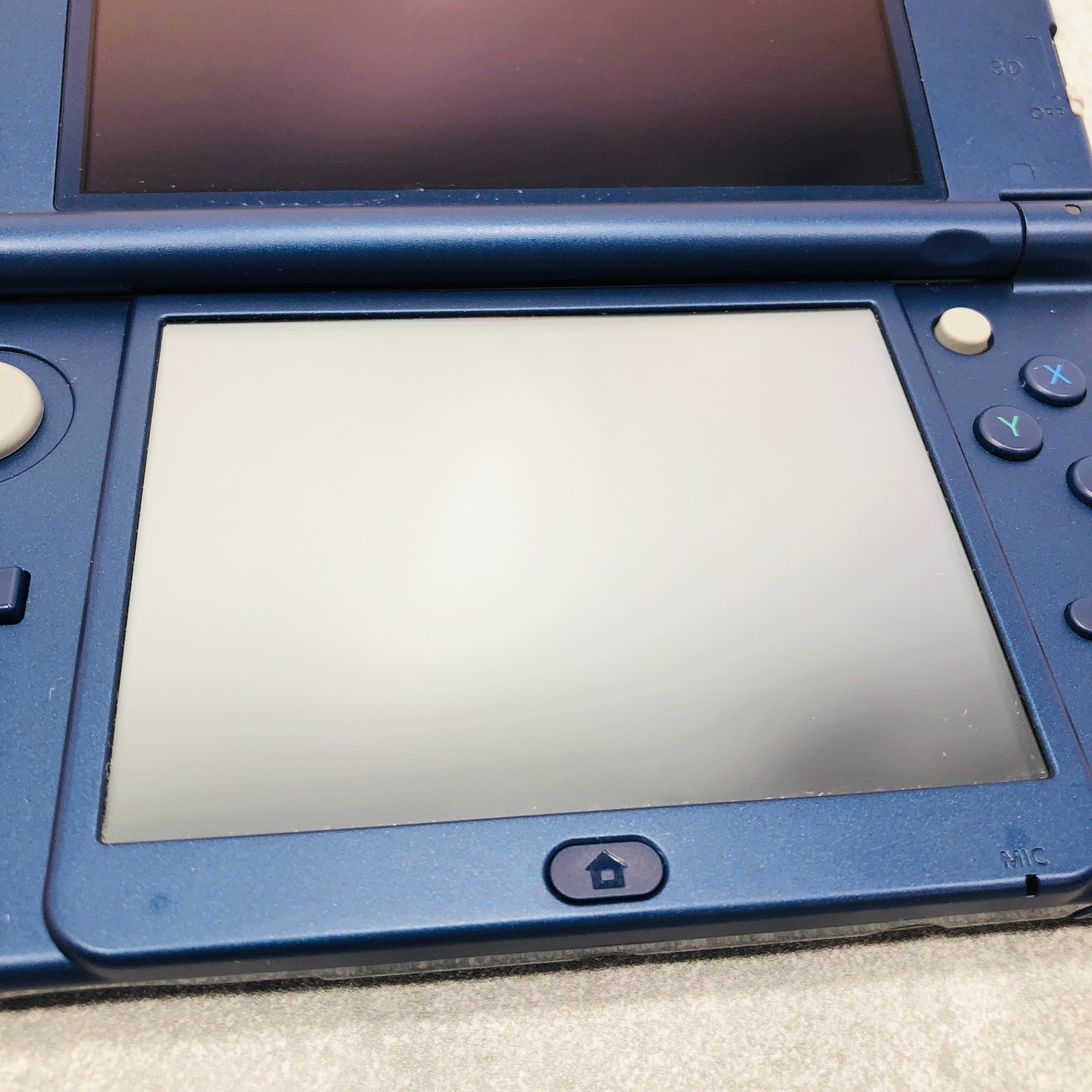 [Top IPS / EX+3] New Nintendo 3DS LL XL Metallic Blue console Japan NTSC-J 06-86