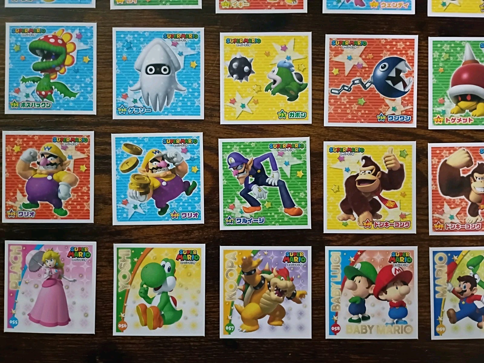 *COMPLETE* #1-60 SUPER MARIO Ensky Sticker Collection Japan Nintendo Exclusive