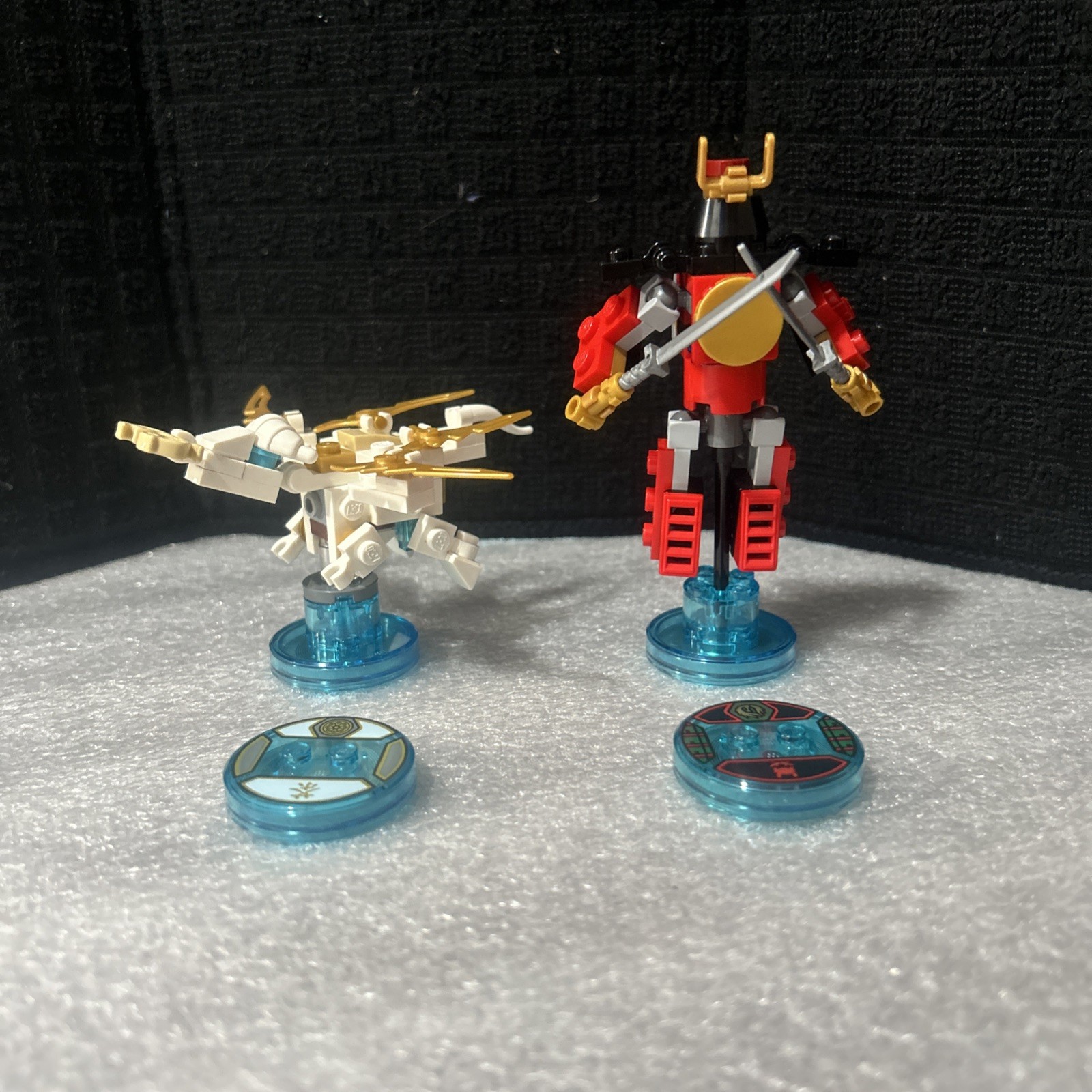 Sensei Wu & Nya LEGO Dimensions Fun Pack 2 Character & 2 Vehicle Tag Ninjago lot