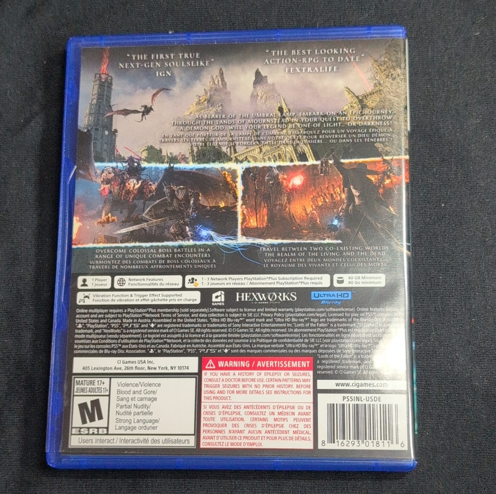 CI Games Lords of the Fallen Deluxe Edition PS5 Action Role Playing Game