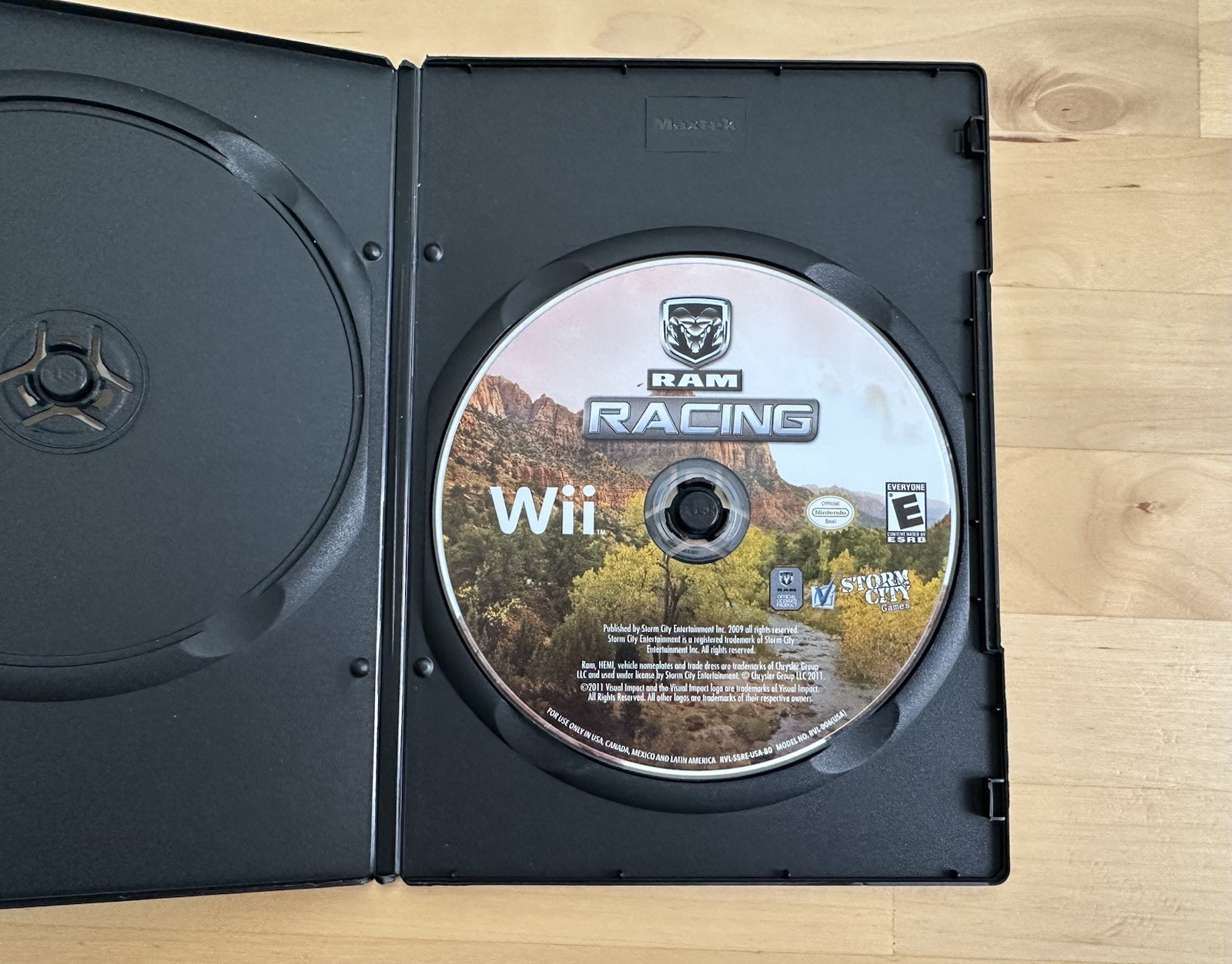 Ram Racing – Game Disc Only – Storm City Nintendo Wii Game – Very Good Condition