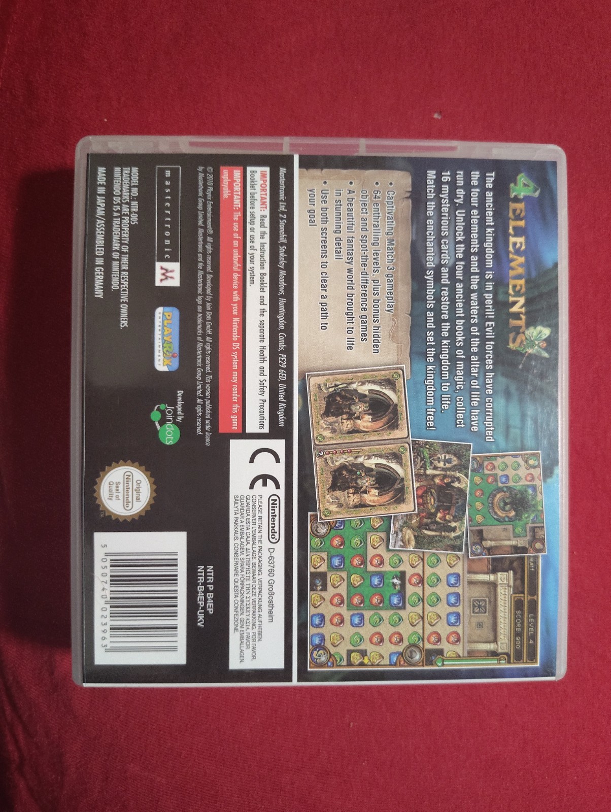 Gem Quest: 4 Elements (Nintendo DS, 2011)