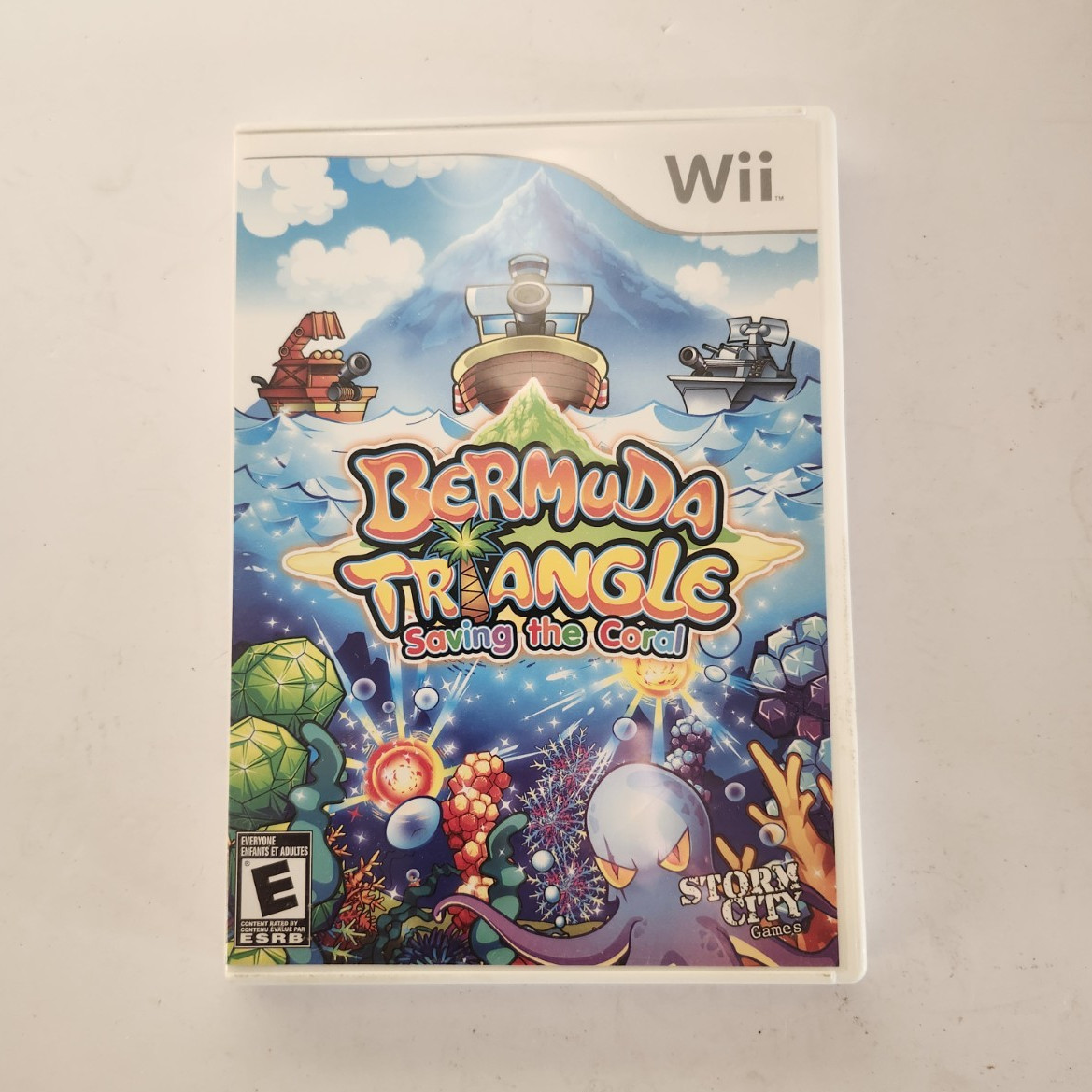 Storm City Games Bermuda Triangle Saving the Coral Nintendo Wii Puzzle NTSC-U/C
