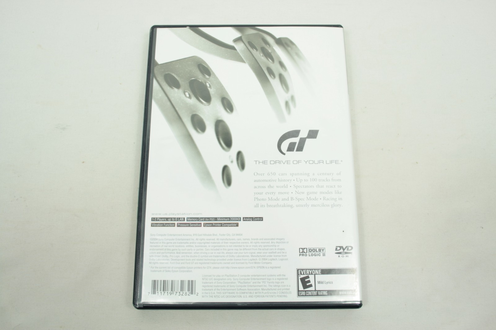 Gran Turismo 4 PS2 CIB Sony PlayStation 2 Black Label Complete Manual Reg Card C