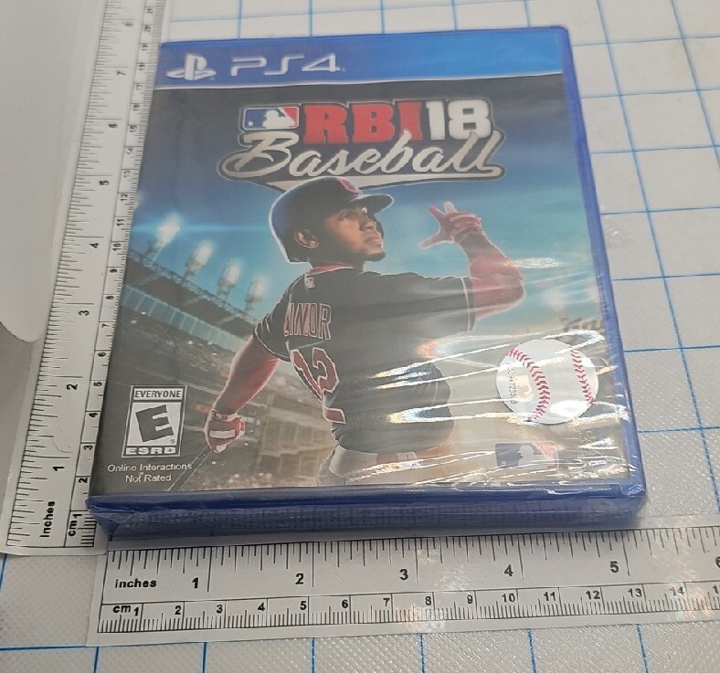 R.B.I. Baseball 18 Sony PlayStation 4, 2018 NIB Factory Sealed MLB OFFICIAL
