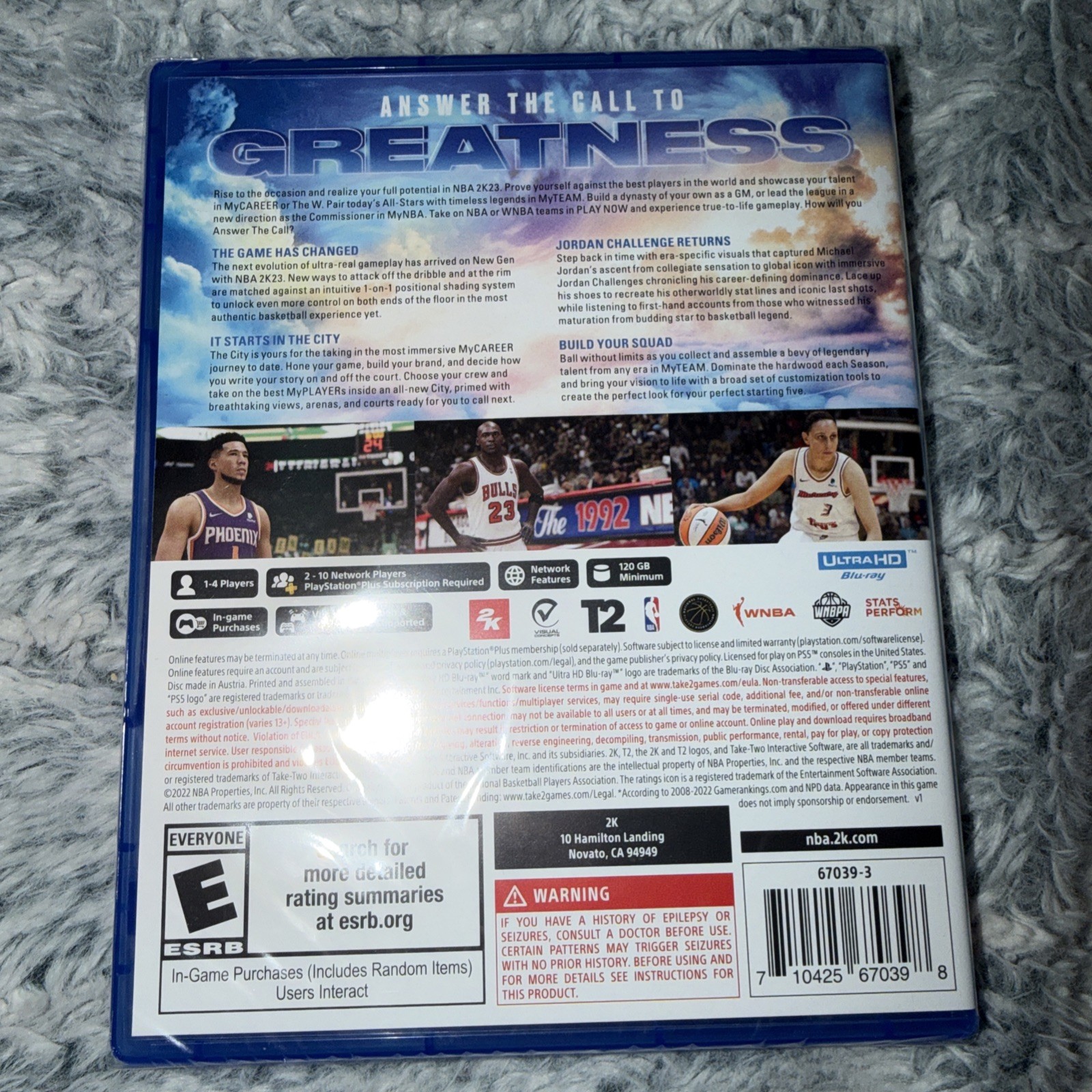 NBA 2K23 Dreamer Edition Sony PlayStation 5 PS5, 2022 J. Cole Rare