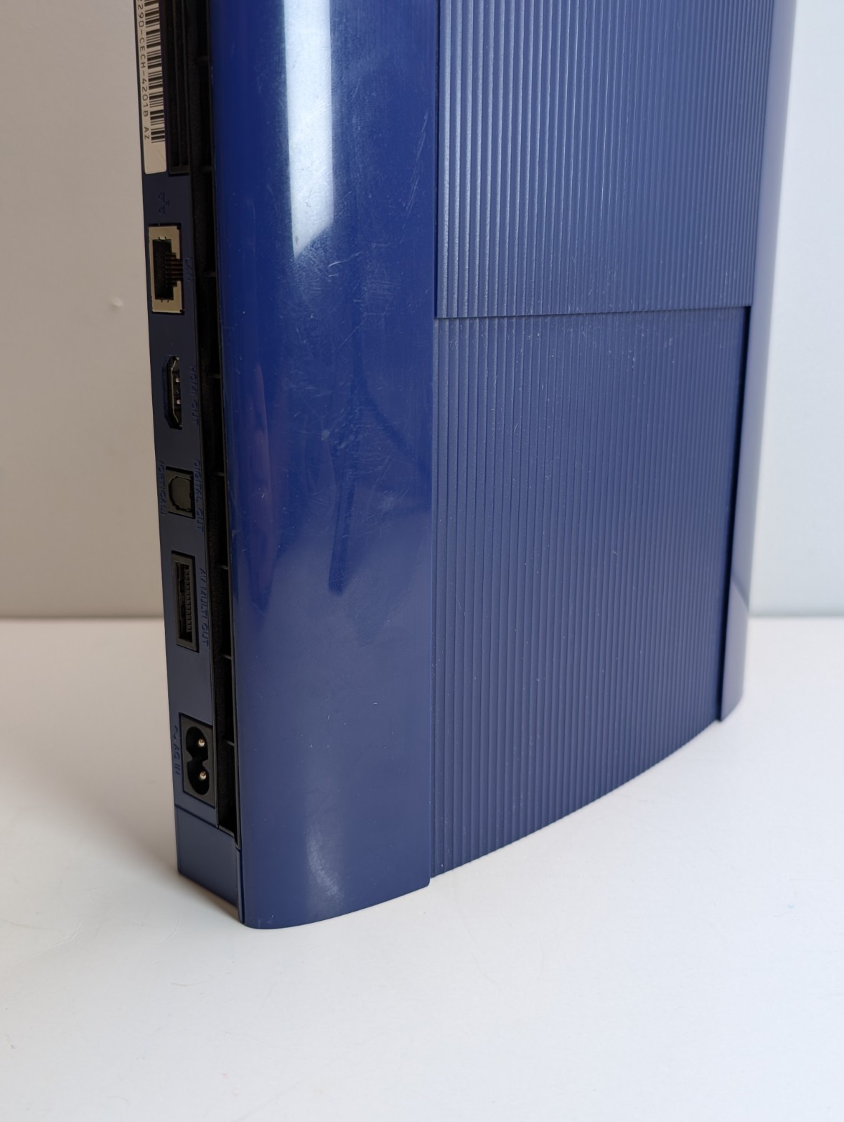 Sony PlayStation 3 Super Slim PS3 250GB Azurite Blue Console Gaming System Works