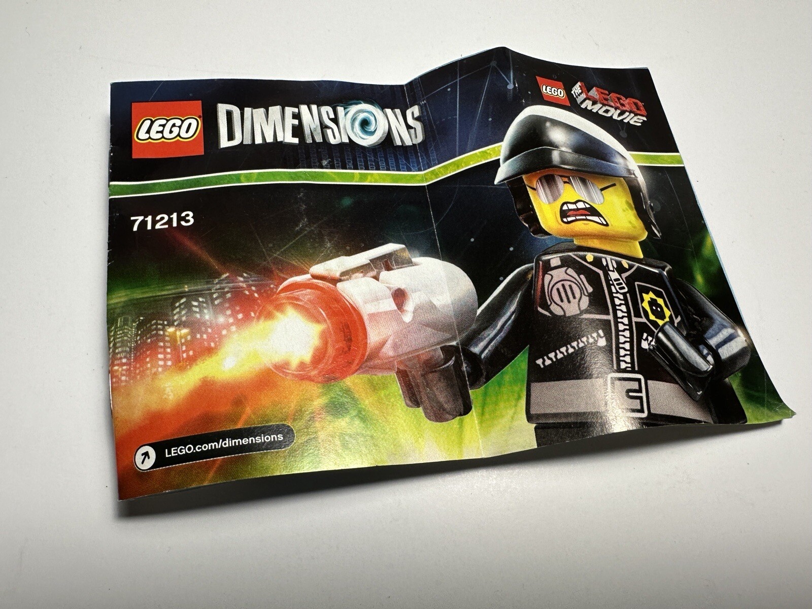 Lego Minifigure The LEGO Movie – Good/Bad Cop W/ Police Car 71213 Complete