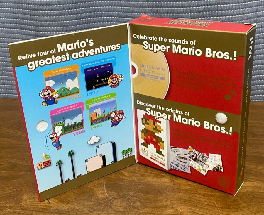 Nintendo Wii Super Mario All Stars 25th Anniversary Limited Edition Box Set CIB