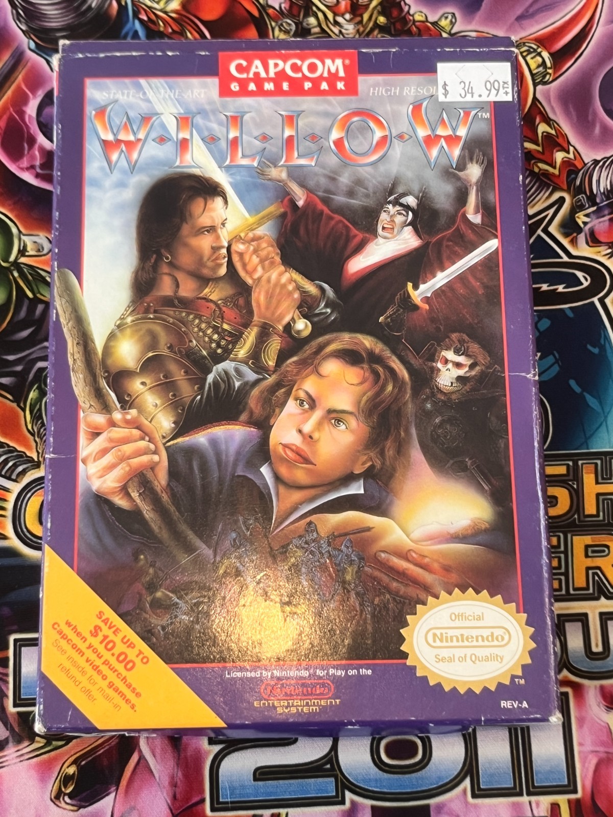 Willow (Nintendo Entertainment System, 1989) CIB, Tested, Good Cond!