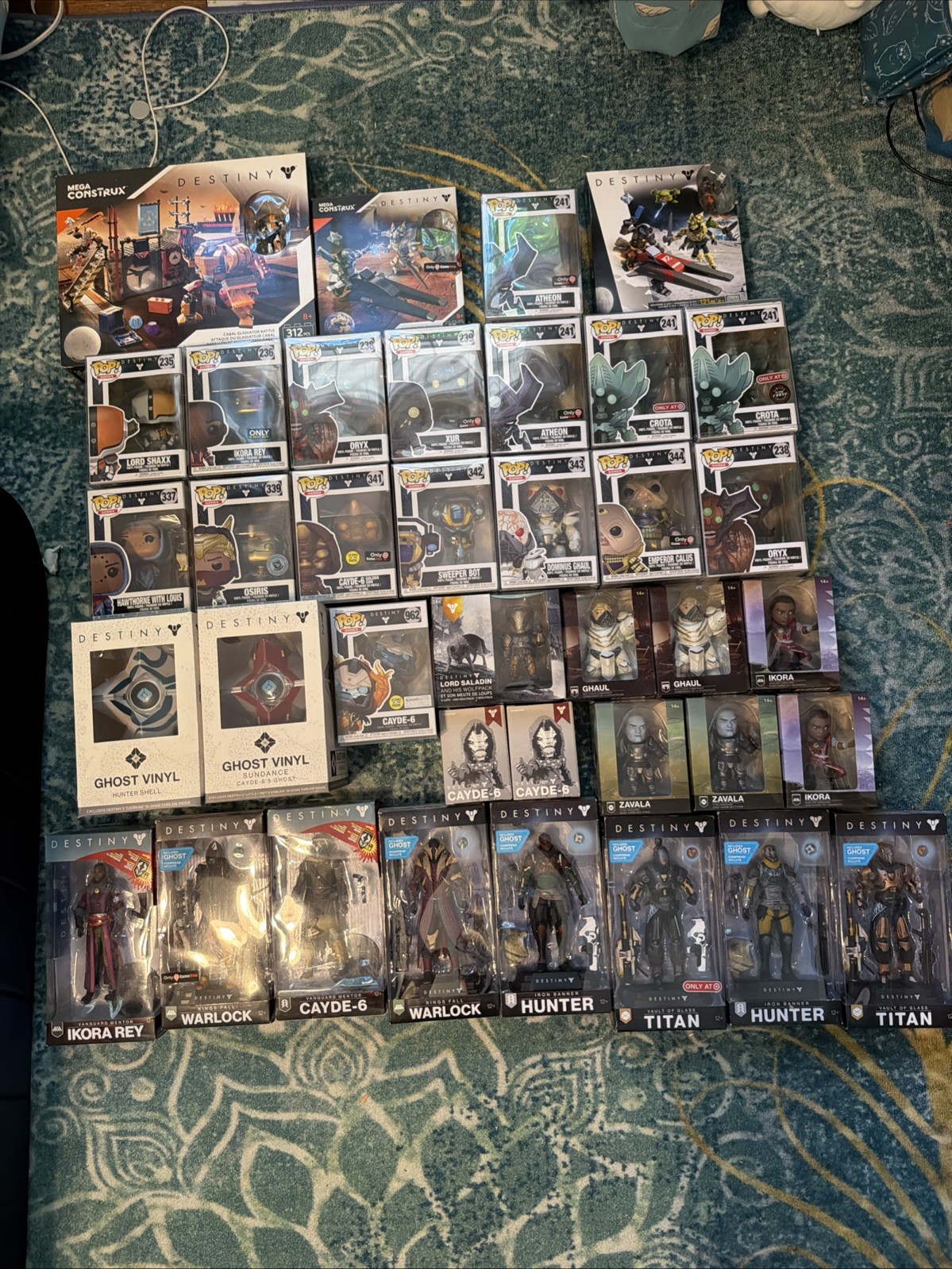 Huge Lot of Destiny Figures, Funko Pops, and more. Bungie, Target,GameStop,BB