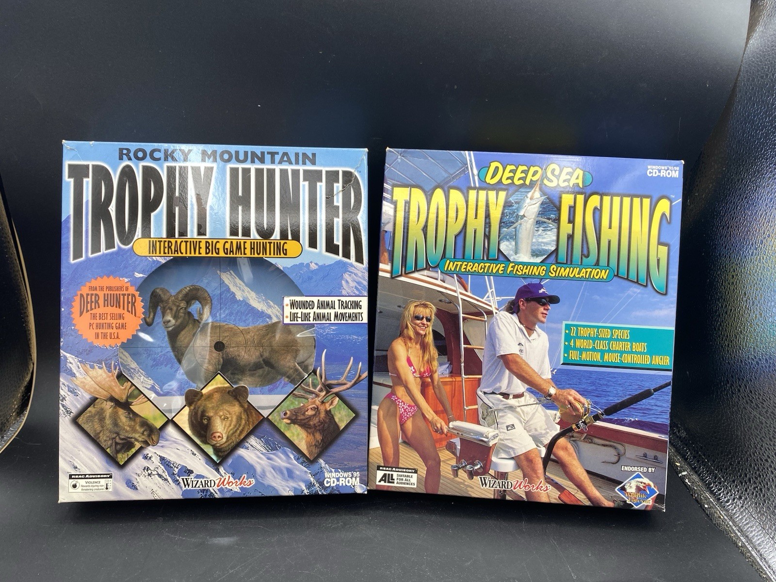 Rocky Mountain Trophy Hunter / Deep Sea Trophy Fishing Pc Games Windows 95/98