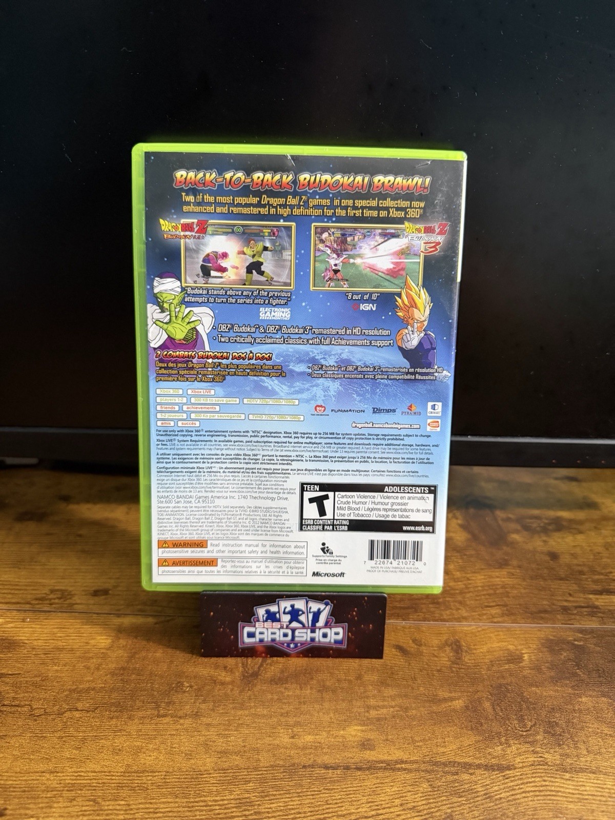 Dragon Ball Z: Budokai HD Collection (Microsoft Xbox 360 2012) CIB Complete