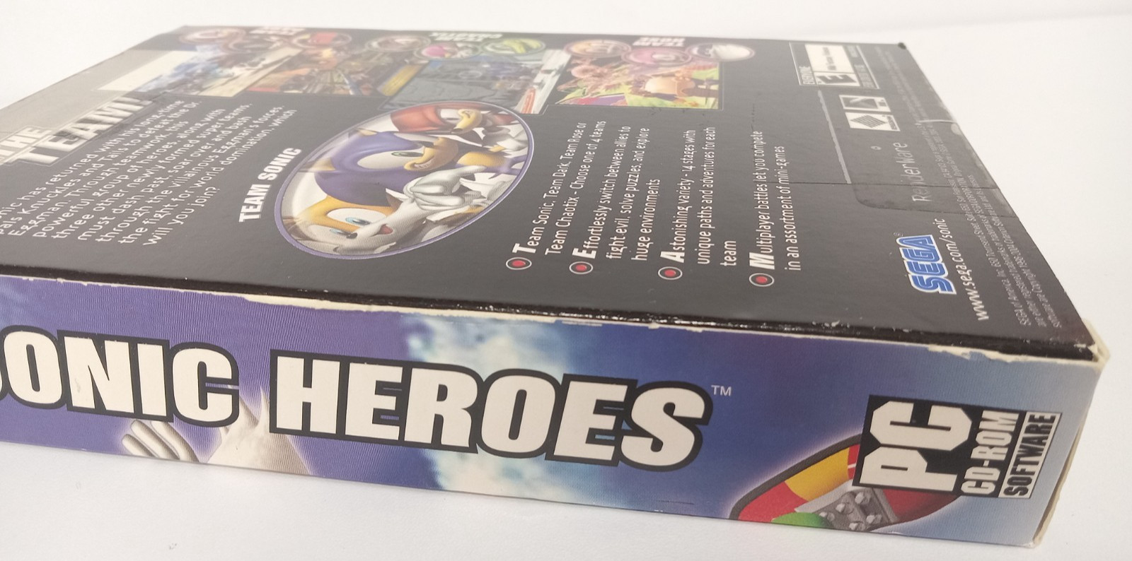 Sega Sonic Heroes (PC Game, 2004) – CIB Complete, Rare Big Box! – Free Ship!