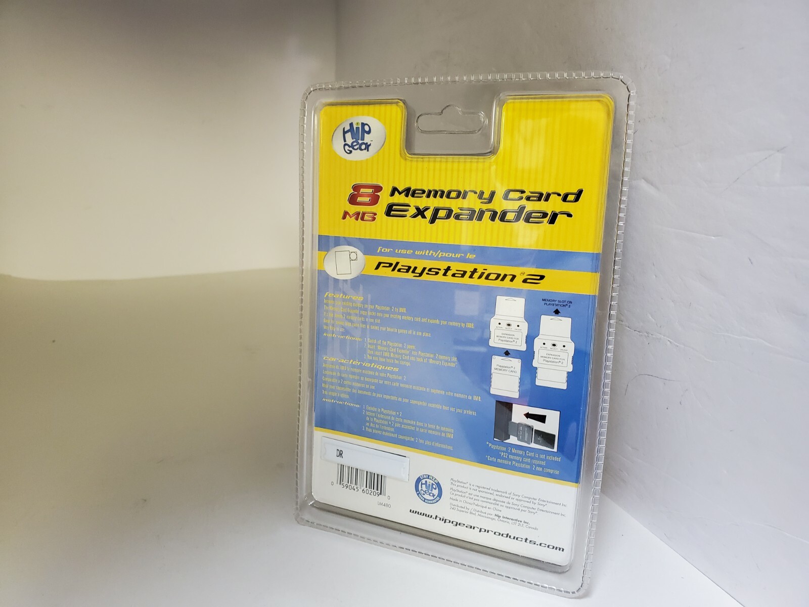 NEW HIP GEAR 8MB Memory Card Expander Expansion pack for Playstation 2 PS2 #N56