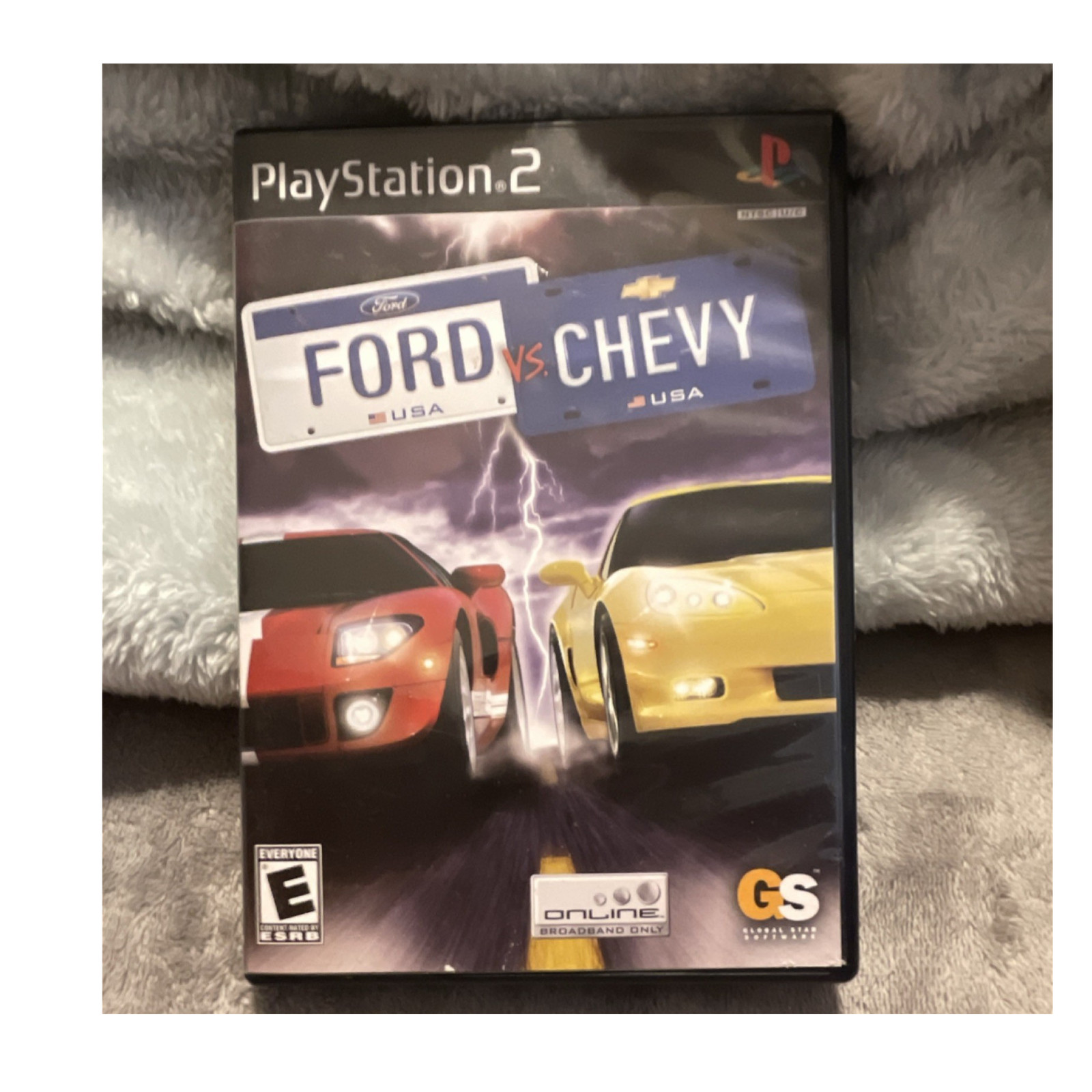 Global Star Software Ford vs. Chevy Sony PlayStation 2 PS2 E Manual Included