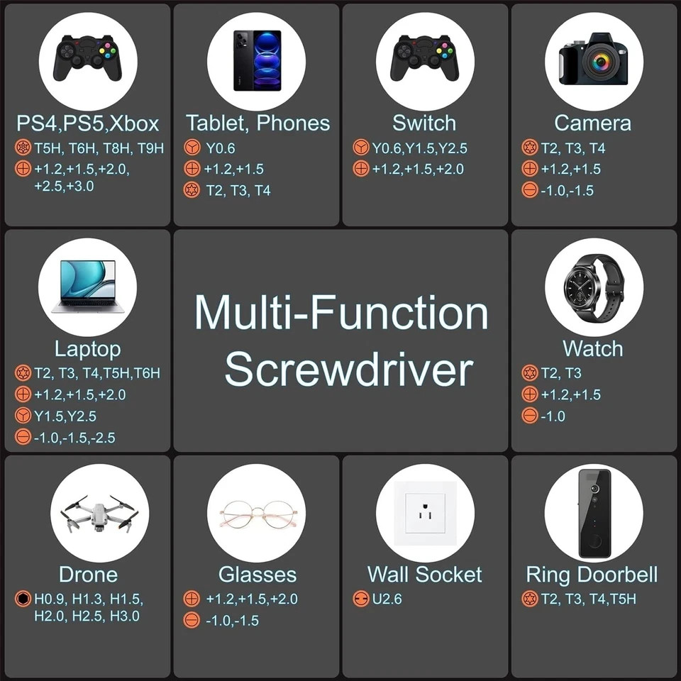 45PC Cleaning Repair Tool Set Screwdriver Kit For PS5 S4 Xbox Controller Console