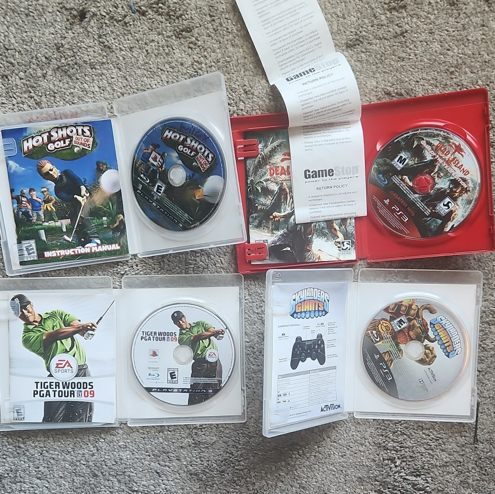 Sony PlayStation PS3 Games Lot 16 Games COD, Ops II, Skyrim + Most Have Manuals!