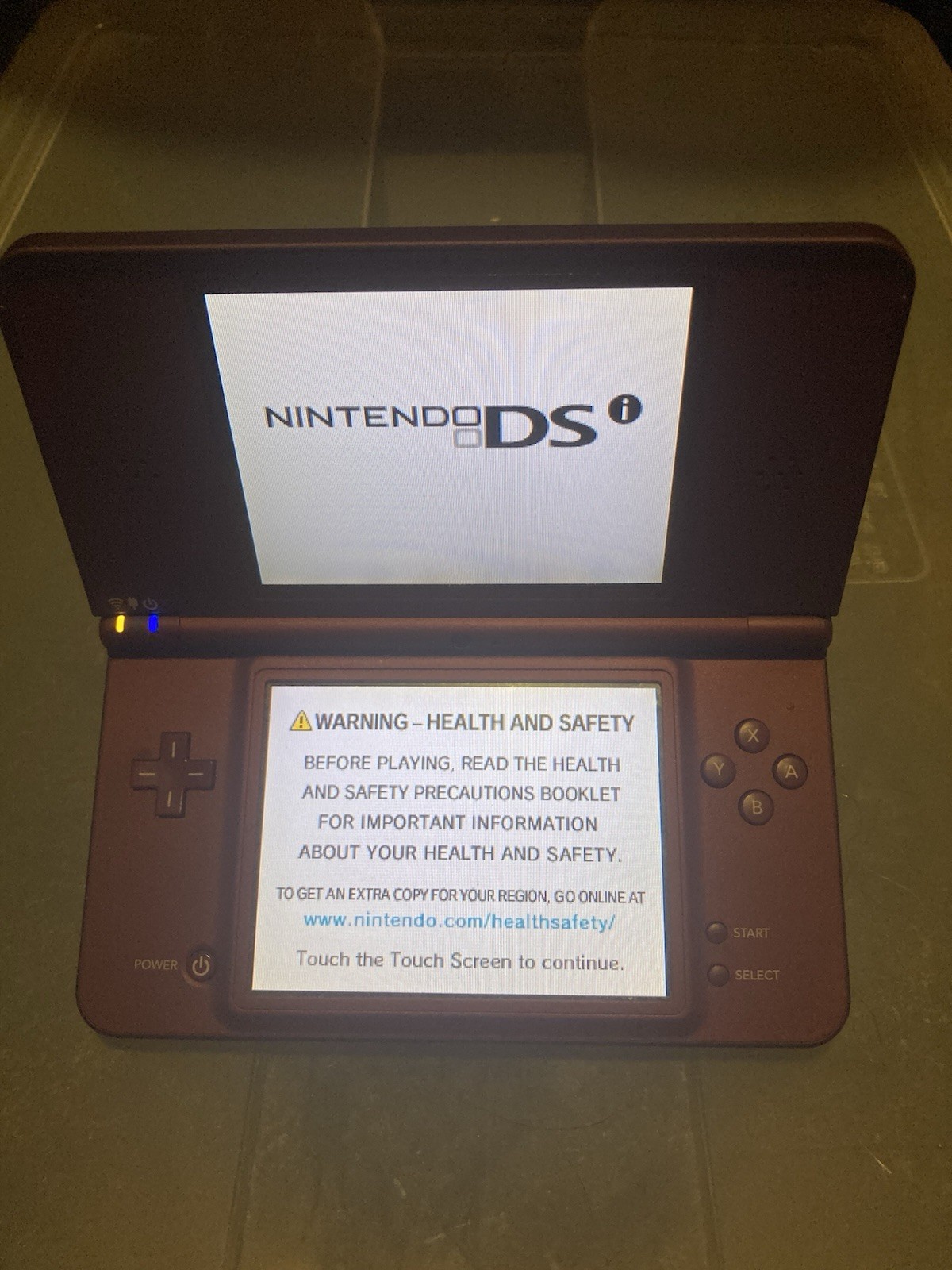 Nintendo DSi XL Handheld System – Burgundy W/2 Games Tested Works Well Charger