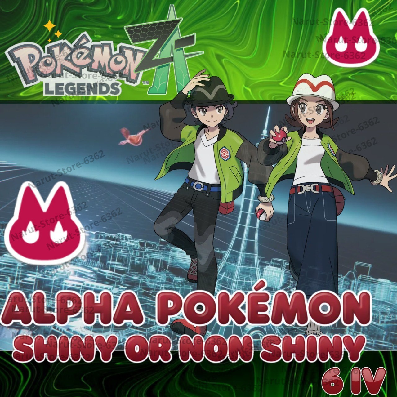 ANY POKEMON ALPHA ✨SHINY OR NON SHINY🔥6IV🔥Pokemon Legends ZA Legends Z-A